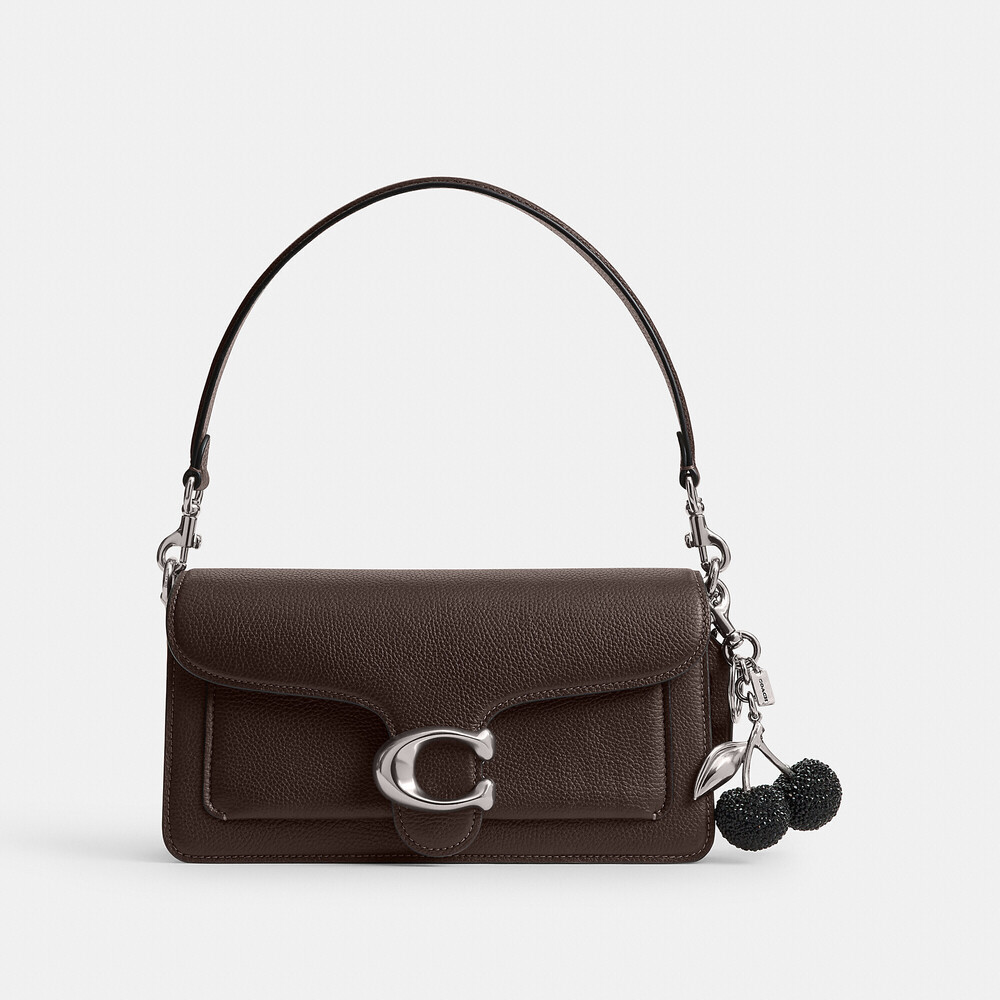 Coach Crystal Cherry Bag Charm -Black NWT - Picture 4 of 8